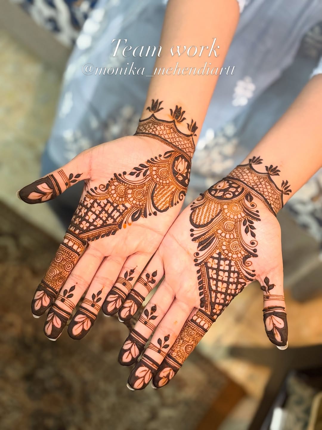 Post 4 by Monika Suthar | Mehendi artist on Instagram (carousel)
