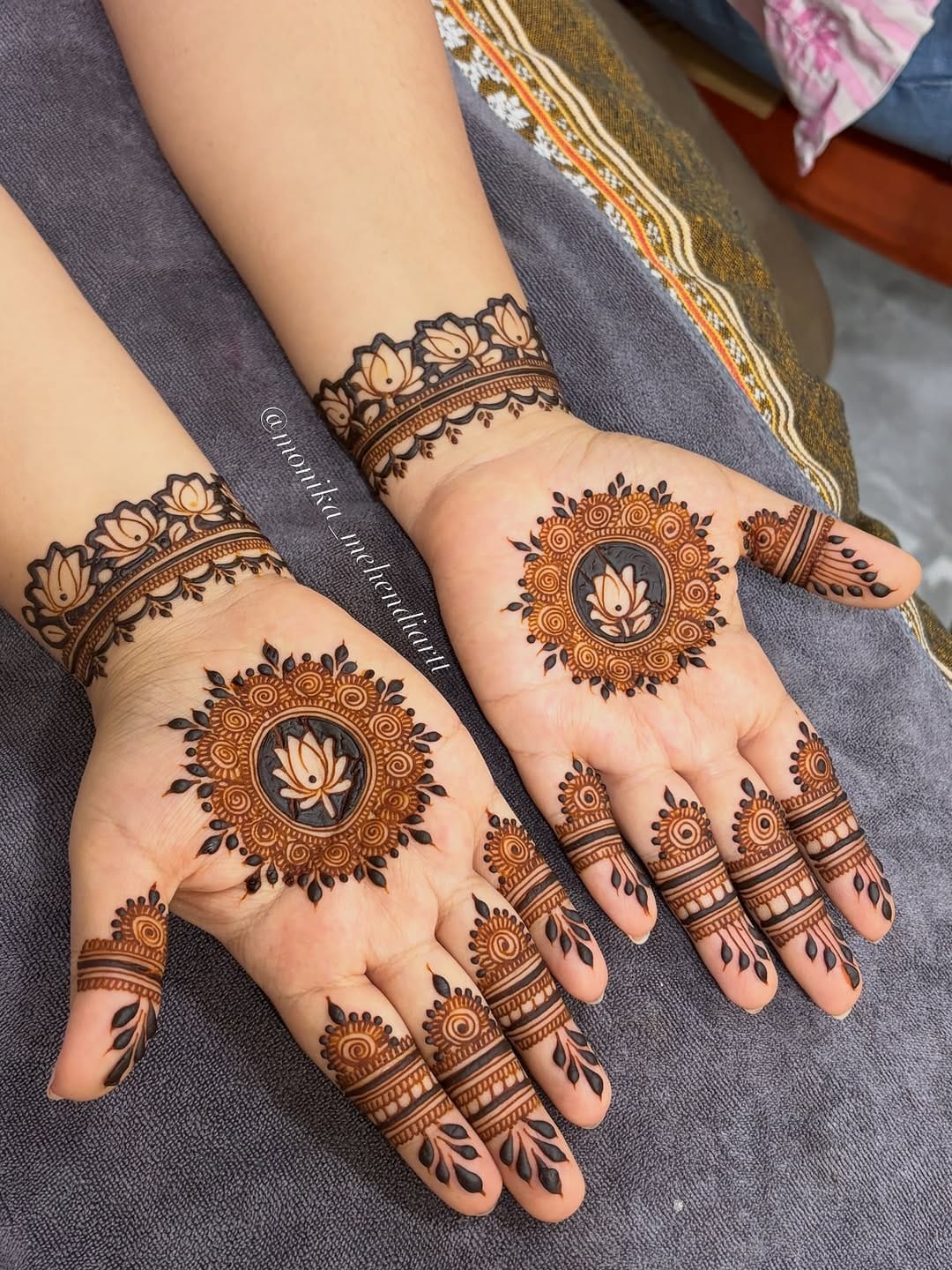 Post 8 by Monika Suthar | Mehendi artist on Instagram (image)
