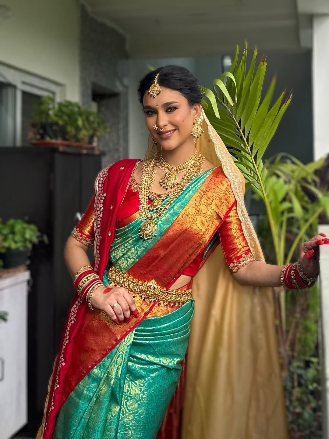 Post 3 by Hyderabad makeup artist on Instagram (carousel)