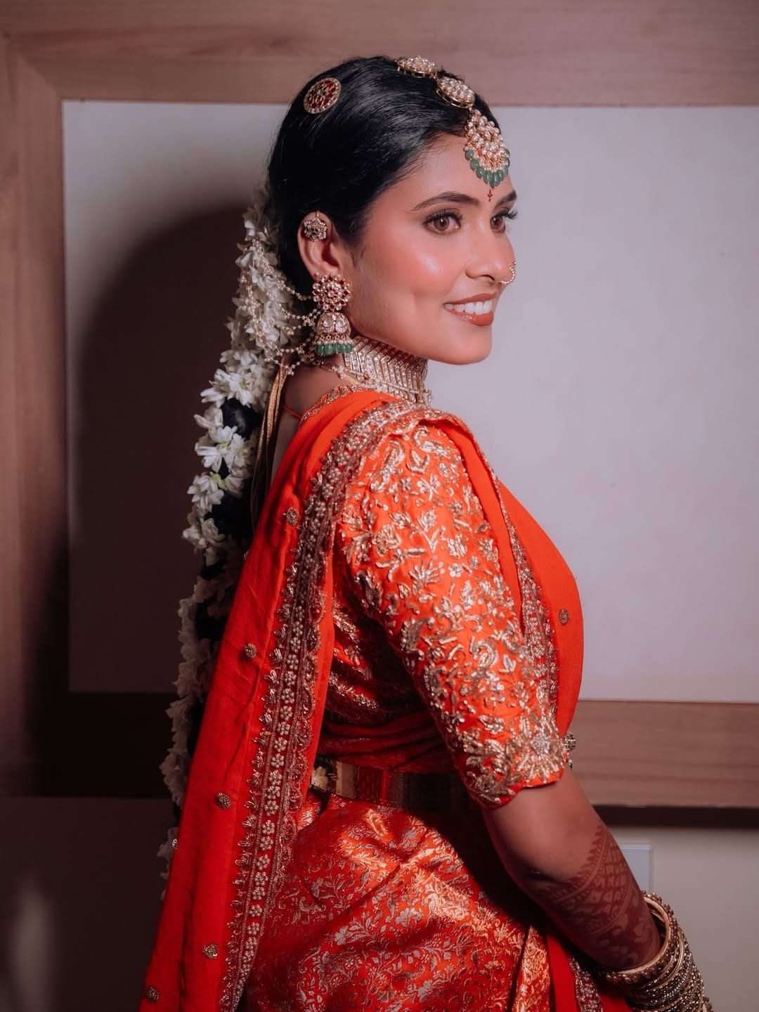Post 7 by Hyderabad makeup artist on Instagram (carousel)