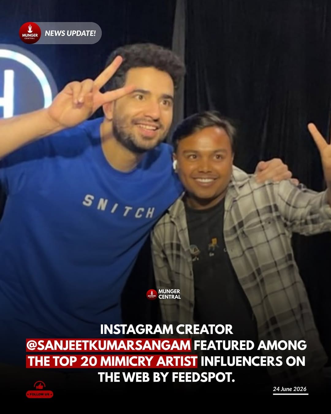 Post 7 by Sanjeet Kumar Sangam on Instagram (image)