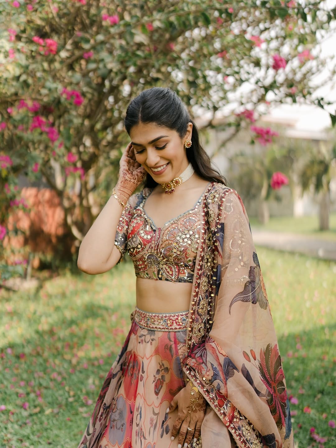 Post 1 by Akanksha Makeup Artist on Instagram (carousel)