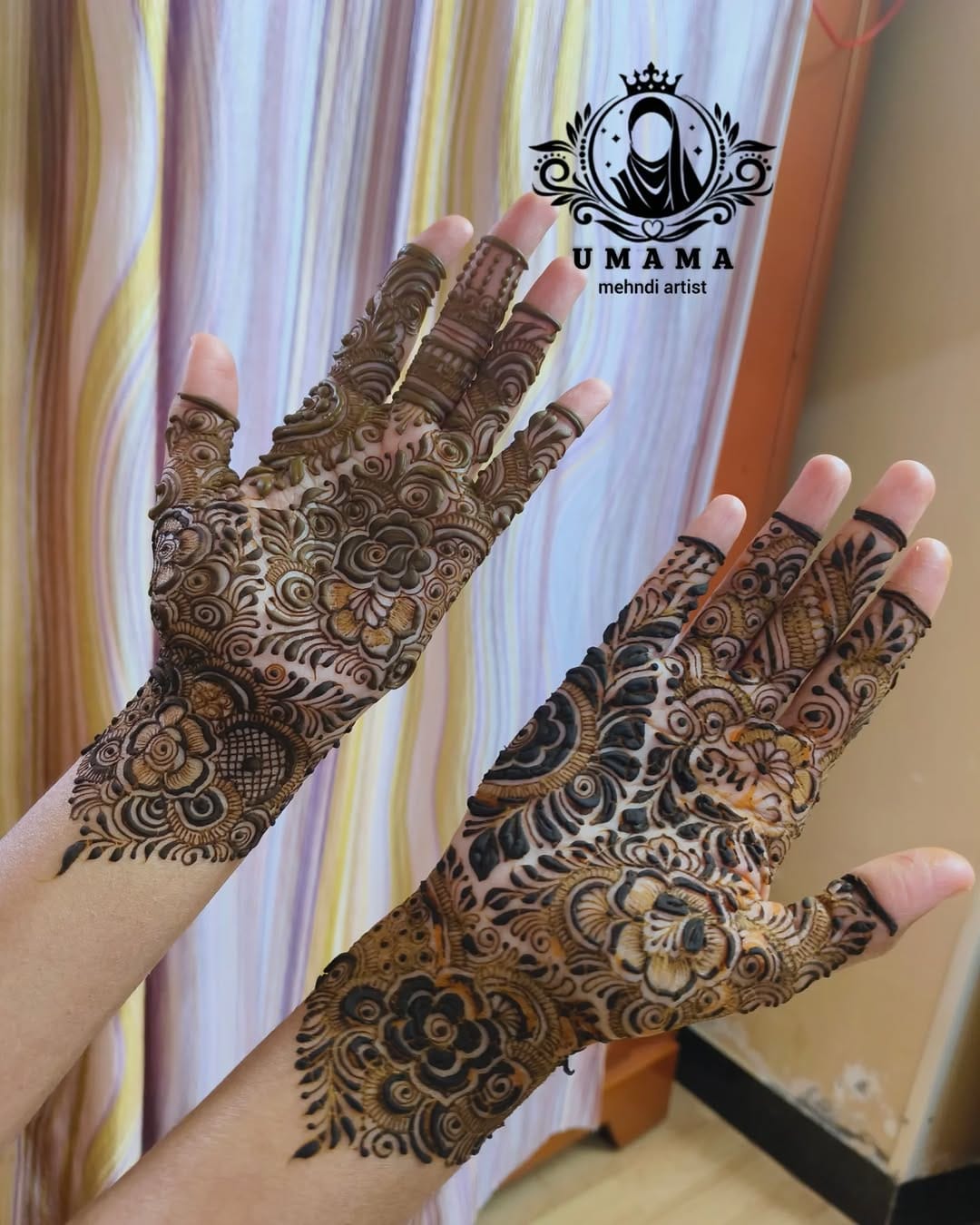Post 7 by Umama  Rafi Khan | Mumbai | Mehndi Artist on Instagram (carousel)