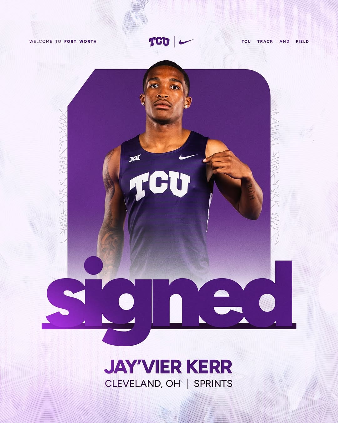 Post 3 by TCU Track & Field/XC on Instagram (image)
