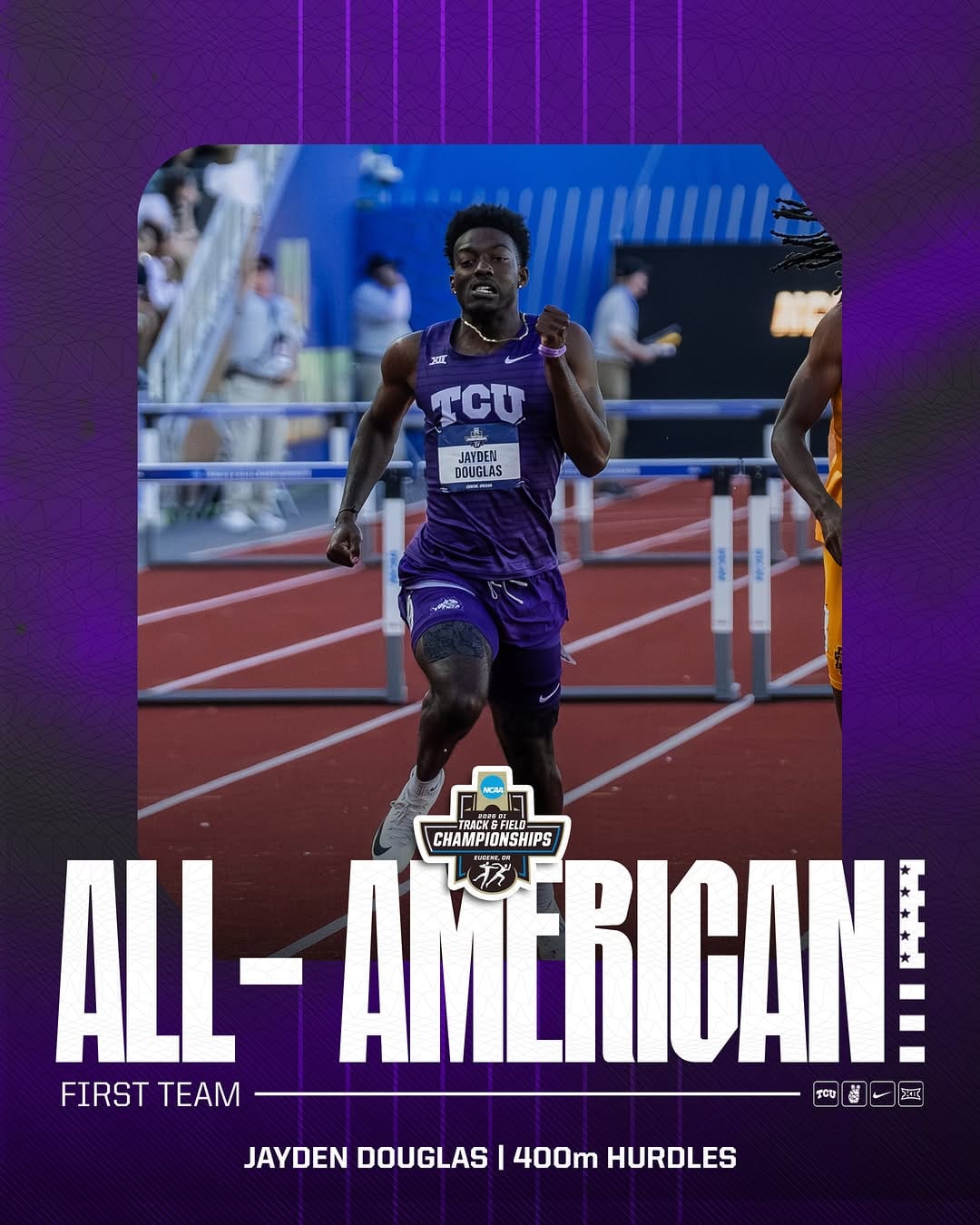 Post 8 by TCU Track & Field/XC on Instagram (image)