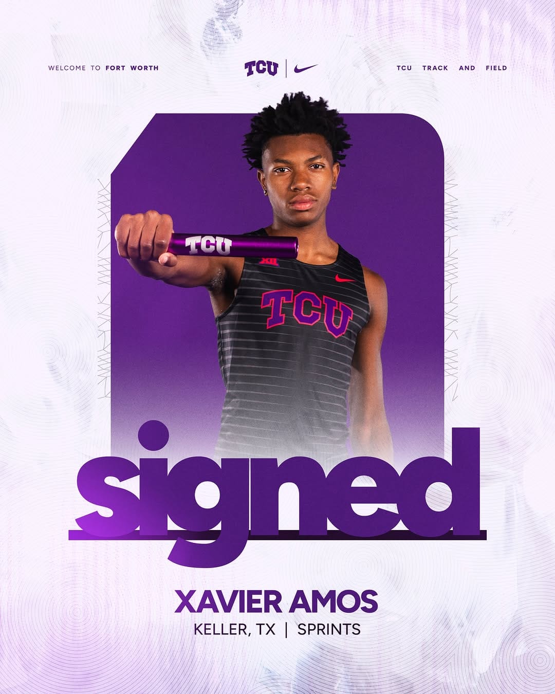 Post 2 by TCU Track & Field/XC on Instagram (image)