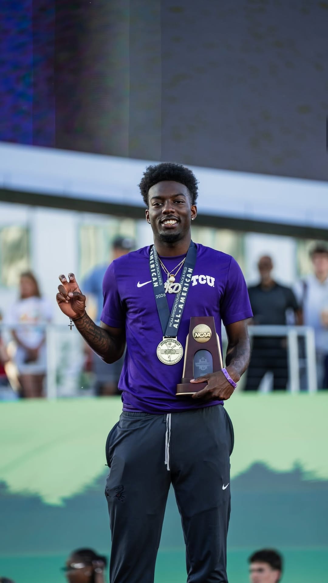 Post 7 by TCU Track & Field/XC on Instagram (video)