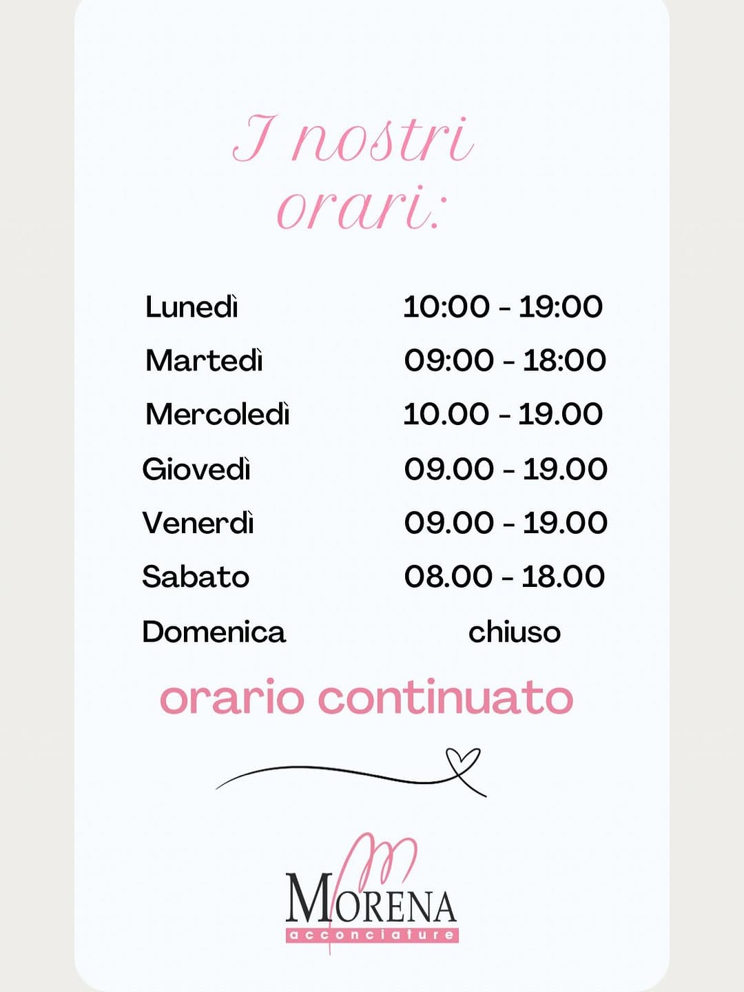 Post 8 by MORENA ACCONCIATURE on Instagram (image)