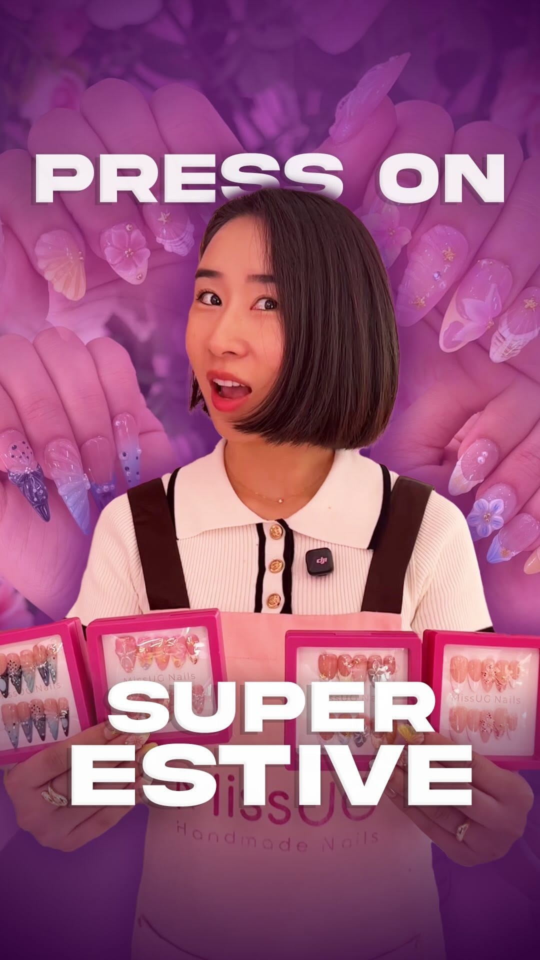 Post 5 by MissUG Nails ｜3D Press On Nails in Gel on Instagram (video)