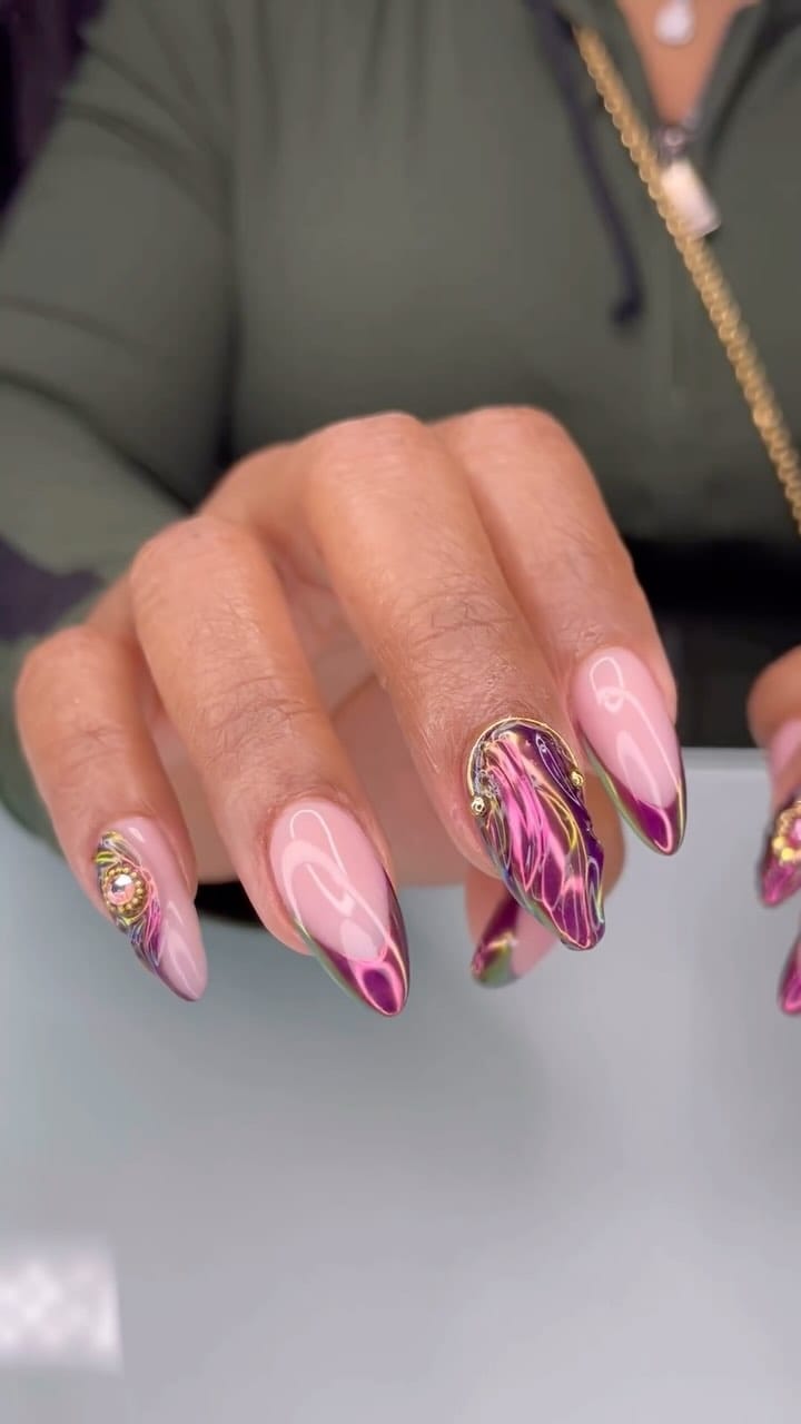 Post 5 by Cheyenne💖Nail Artist🎨 on Instagram (video)