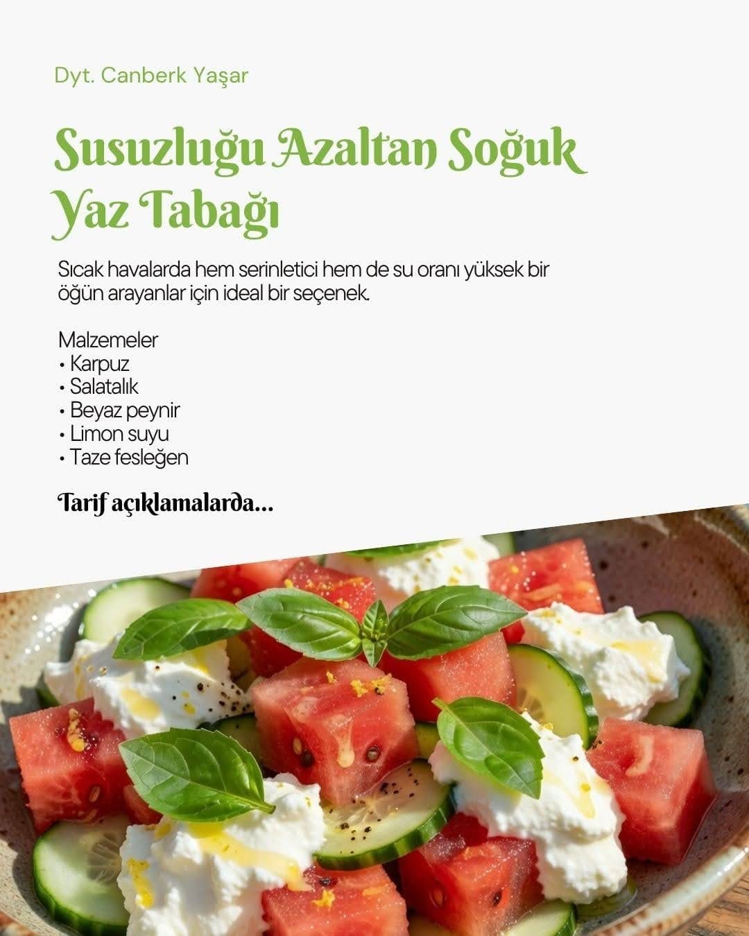 Post 4 by Diyetisyen Canberk Yaşar on Instagram (image)