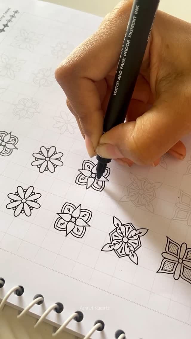 Post 7 by Amrutha Routhu ✨ Mandala Artist ✨ on Instagram (video)