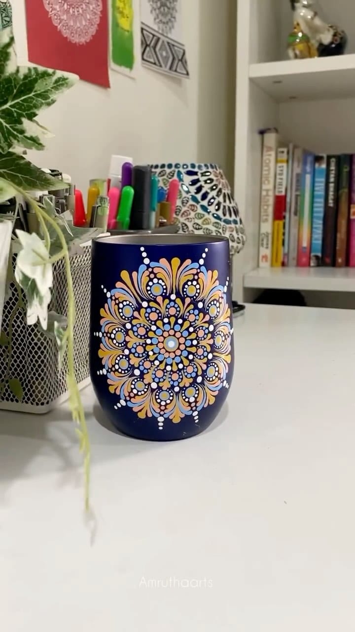 Post 6 by Amrutha Routhu ✨ Mandala Artist ✨ on Instagram (video)