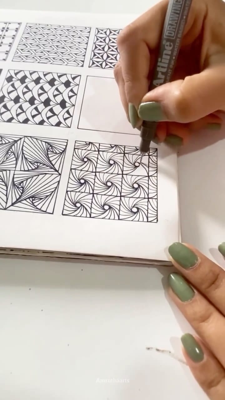 Post 1 by Amrutha Routhu ✨ Mandala Artist ✨ on Instagram (video)