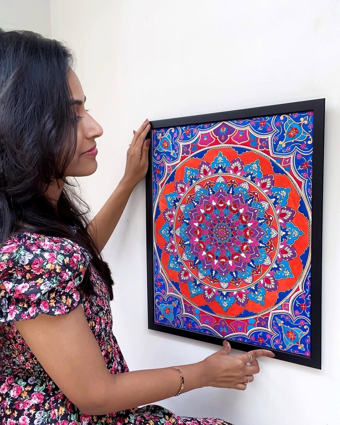 Post 10 by Amrutha Routhu ✨ Mandala Artist ✨ on Instagram (image)