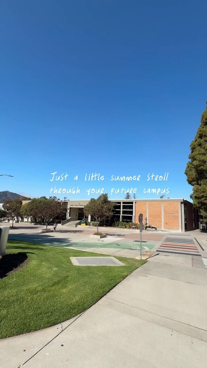 Post 6 by Cal Poly Admissions on Instagram (video)