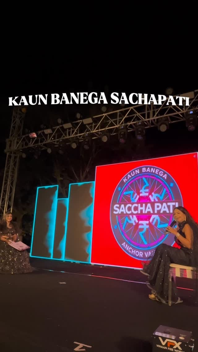 Post 4 by Anchor Vaidehi Bhatnagar on Instagram (video)