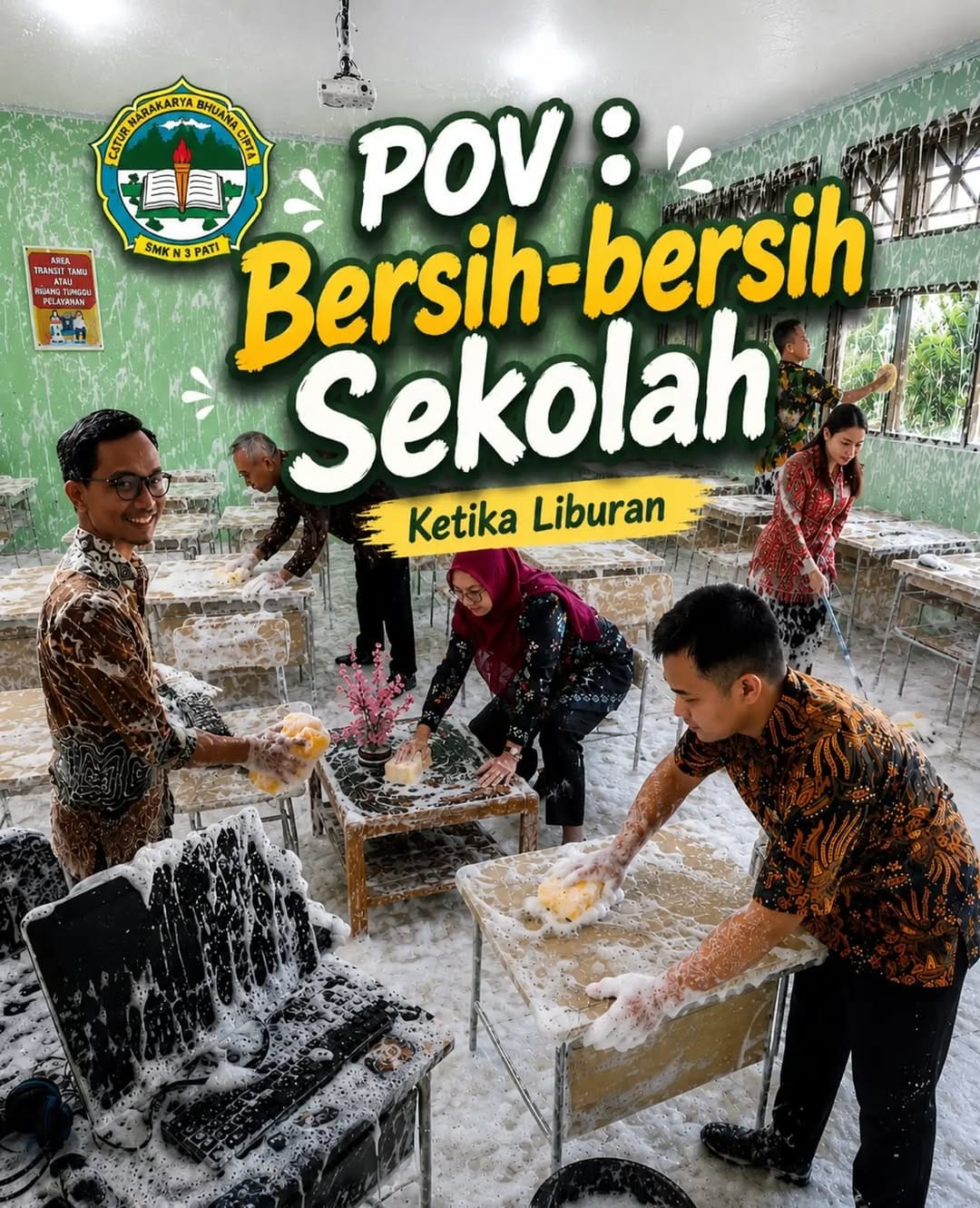 Post 6 by SMK Negeri 3 Pati on Instagram (carousel)