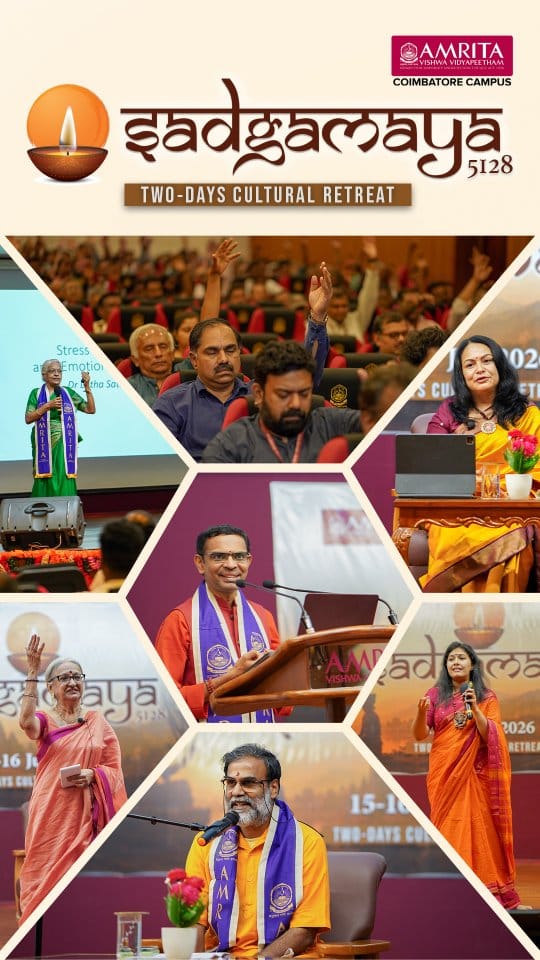 Post 10 by Amrita Vishwa Vidyapeetham, Coimbatore on Instagram (video)