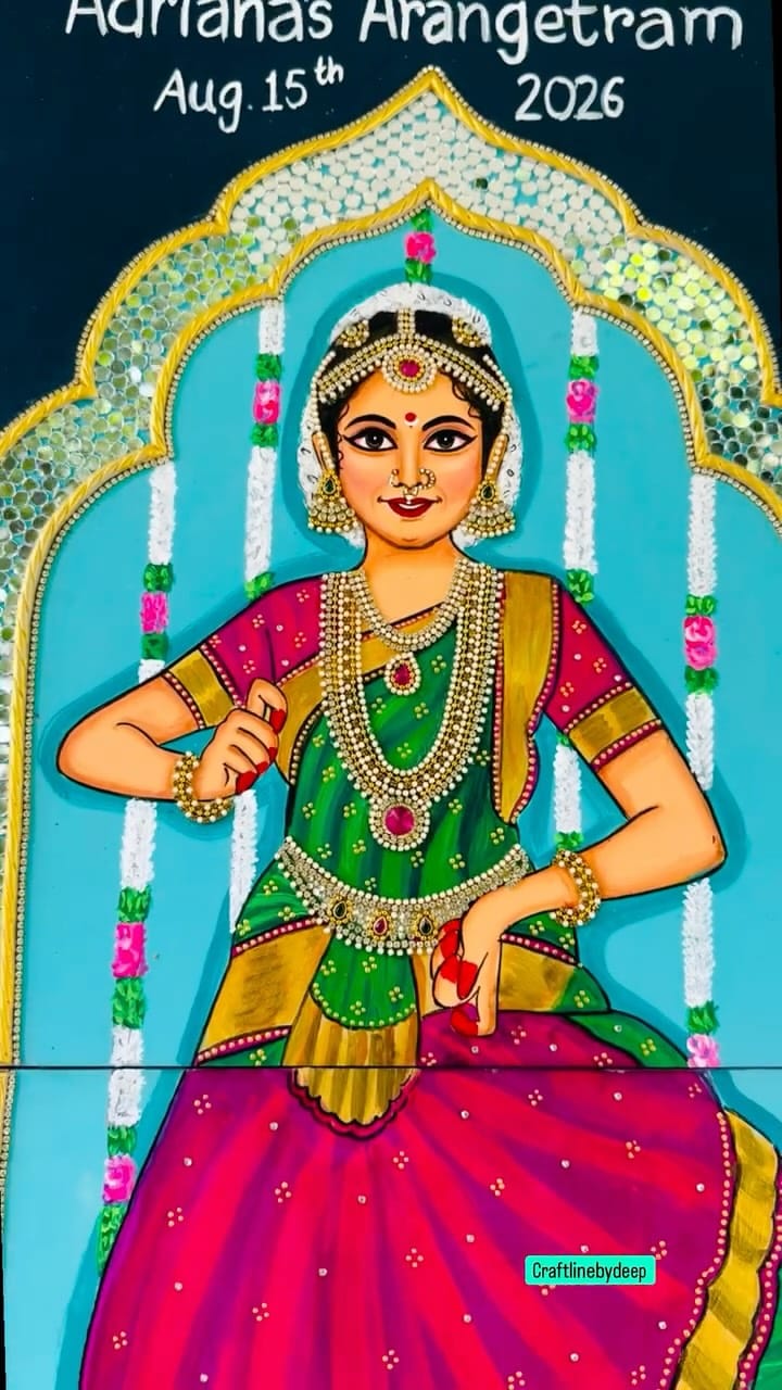 Post 3 by Deepika Verma:Arangetram | rangpravesham|Fridge🧲 on Instagram (video)