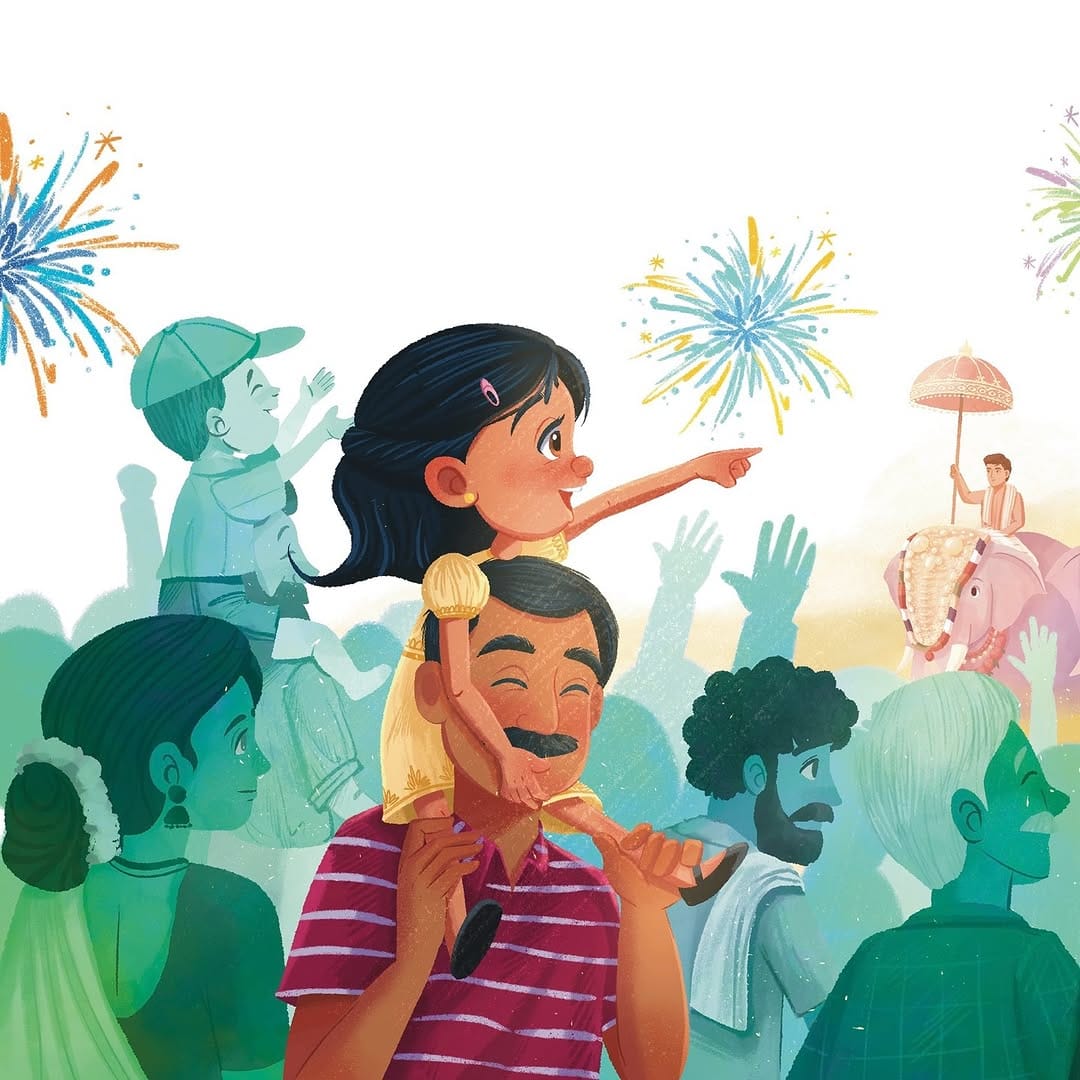 Post 5 by Vaishnavi Dukhande || Children’s books illustrator || on Instagram (carousel)