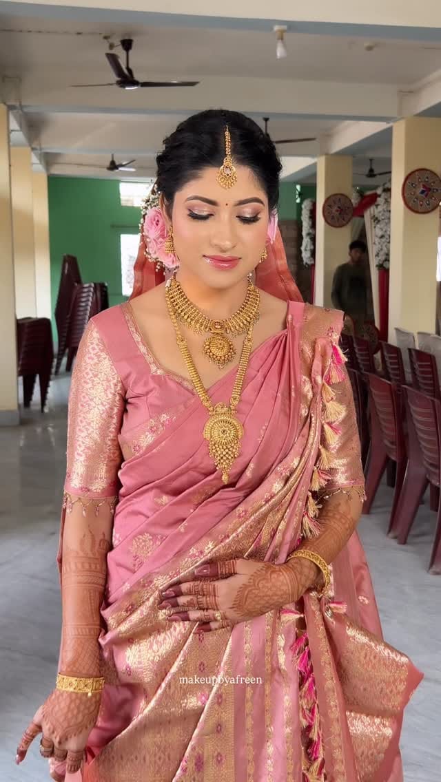 Post 9 by Afreen Hussain | Bridal Makeup Artist | Guwahati on Instagram (video)