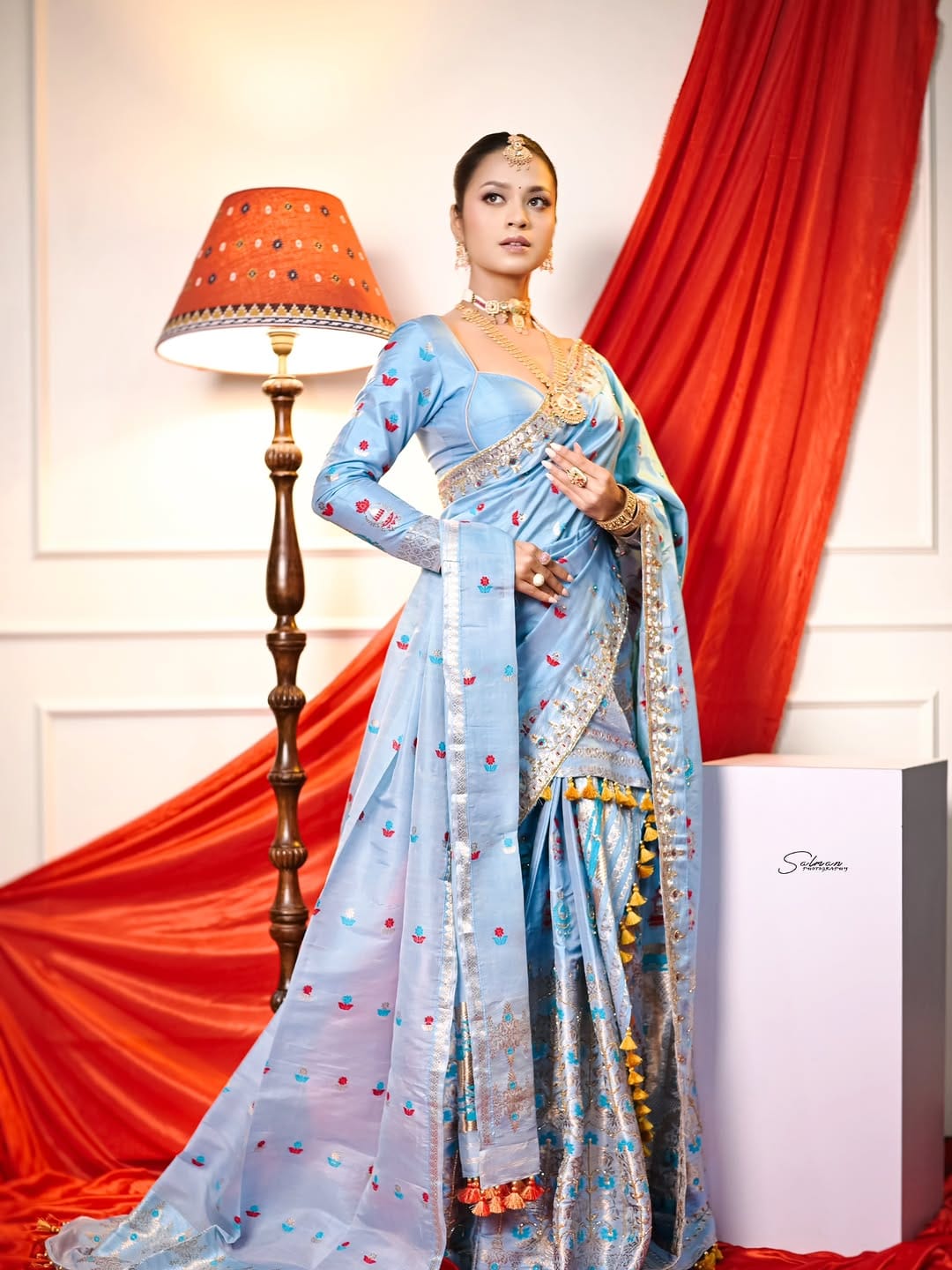 Post 3 by Afreen Hussain | Bridal Makeup Artist | Guwahati on Instagram (carousel)