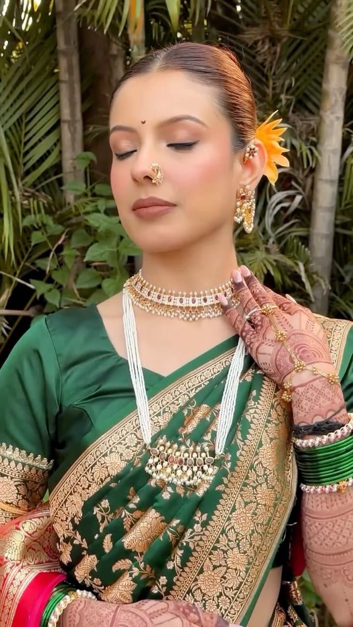 Post 9 by SHAMAL RAUT | Pune makeup artist 🧿 on Instagram (video)