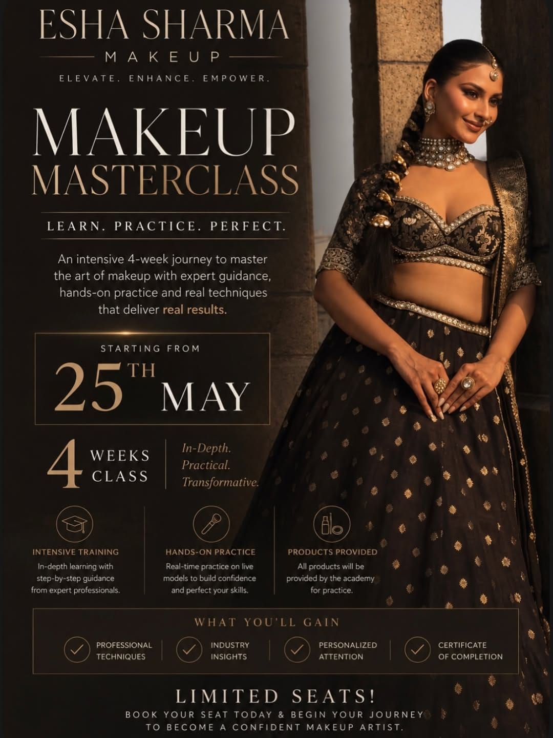 Post 5 by Esha Sharma Makeup on Instagram (image)