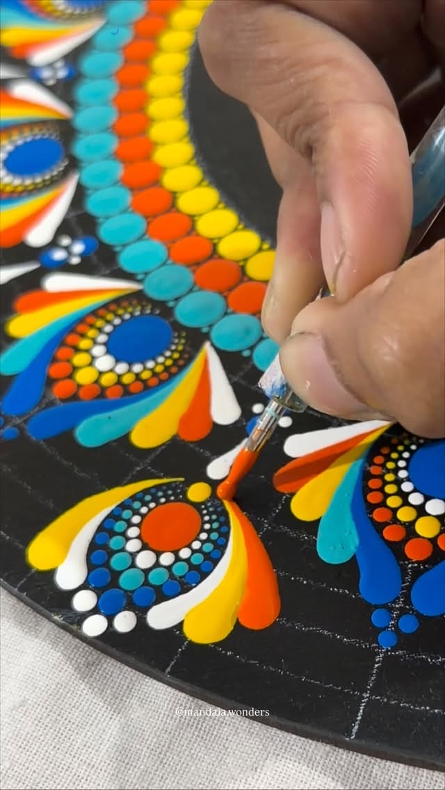 Post 7 by Pritupriya Das | Mandala Artist on Instagram (video)