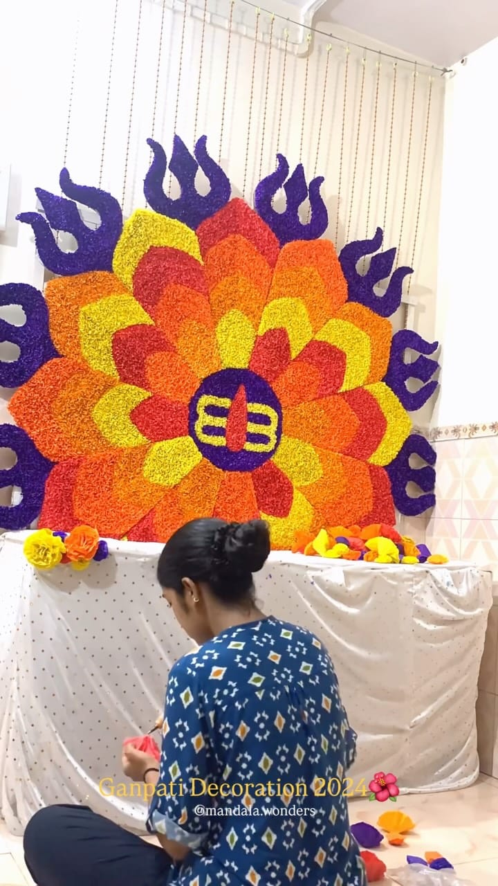 Post 3 by Pritupriya Das | Mandala Artist on Instagram (video)