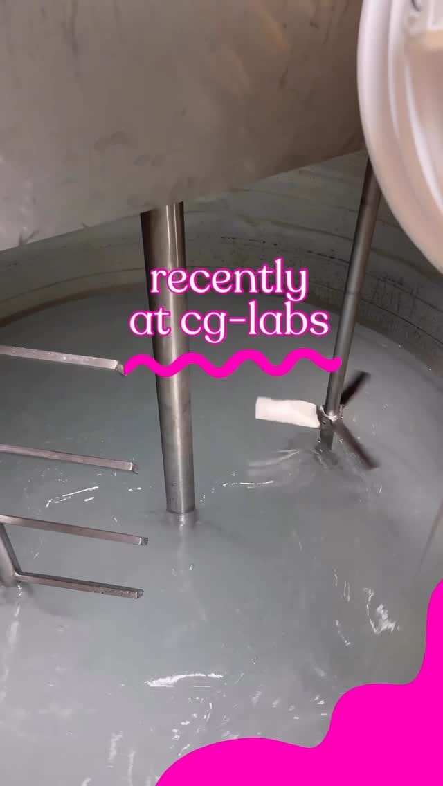 Post 7 by CG-Labs Cosmetic + Skincare Manufacturing on Instagram (video)