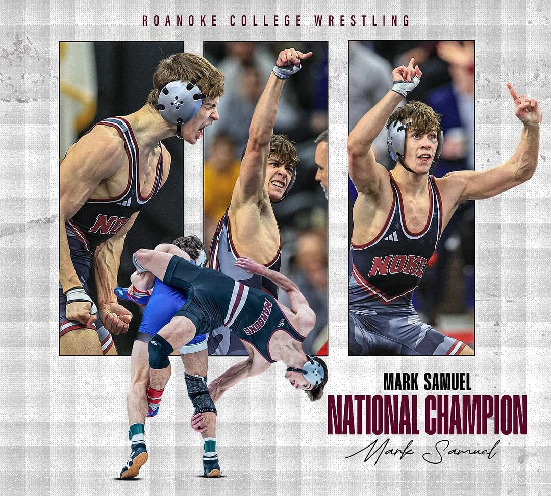 Post 10 by Roanoke College Wrestling on Instagram (image)