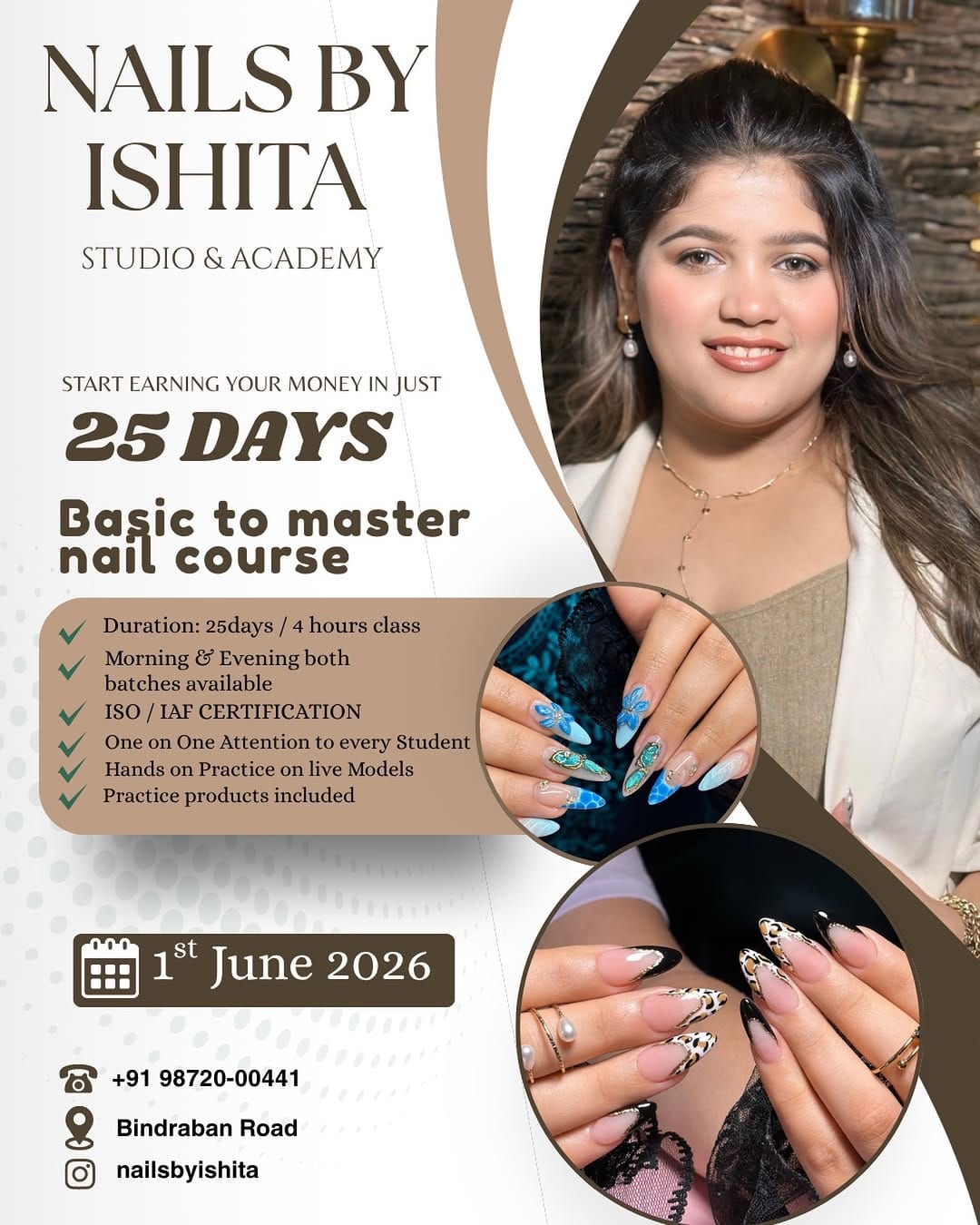 Post 9 by Nails By Ishita on Instagram (image)