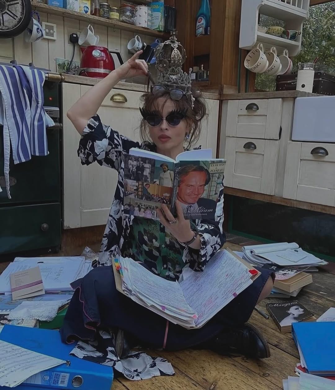 Post 8 by Helena Bonham Carter on Instagram (image)