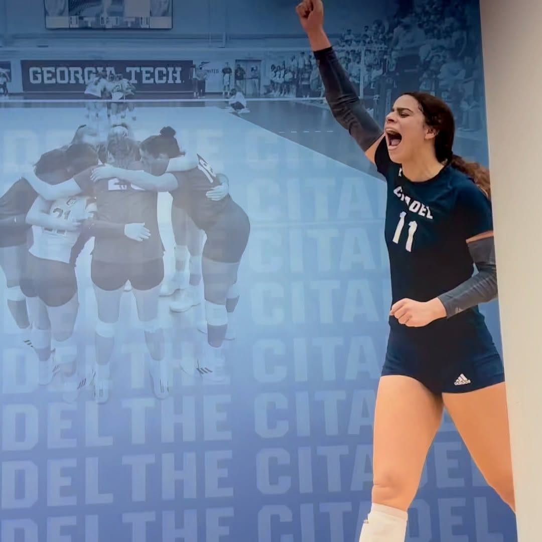 Post 9 by Citadel Volleyball on Instagram (carousel)