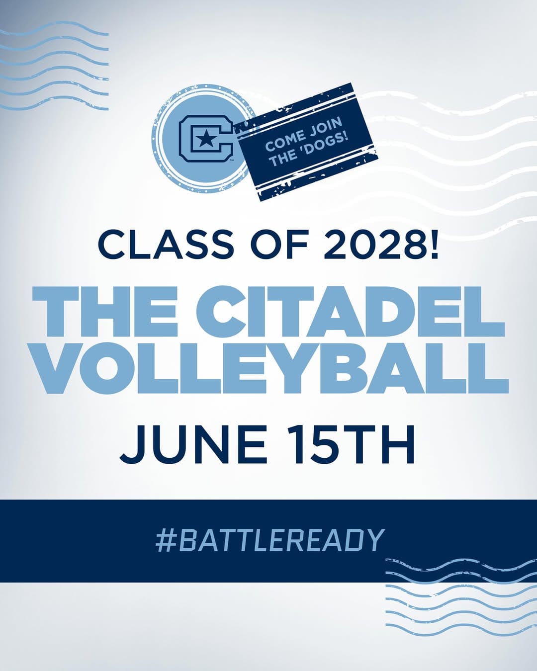 Post 7 by Citadel Volleyball on Instagram (image)
