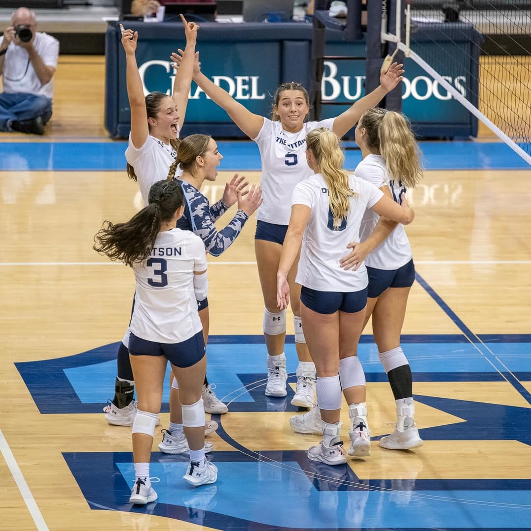 Post 4 by Citadel Volleyball on Instagram (carousel)