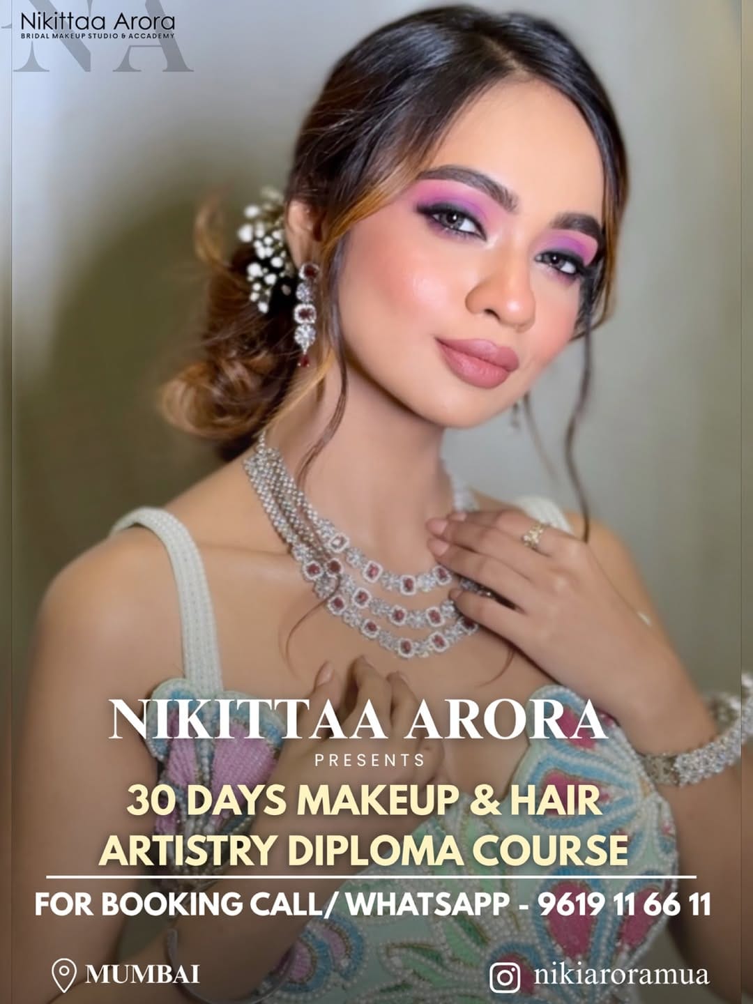 Post 10 by Niki Arora | Luxury Mumbai Bridal Makeup Artist on Instagram (image)