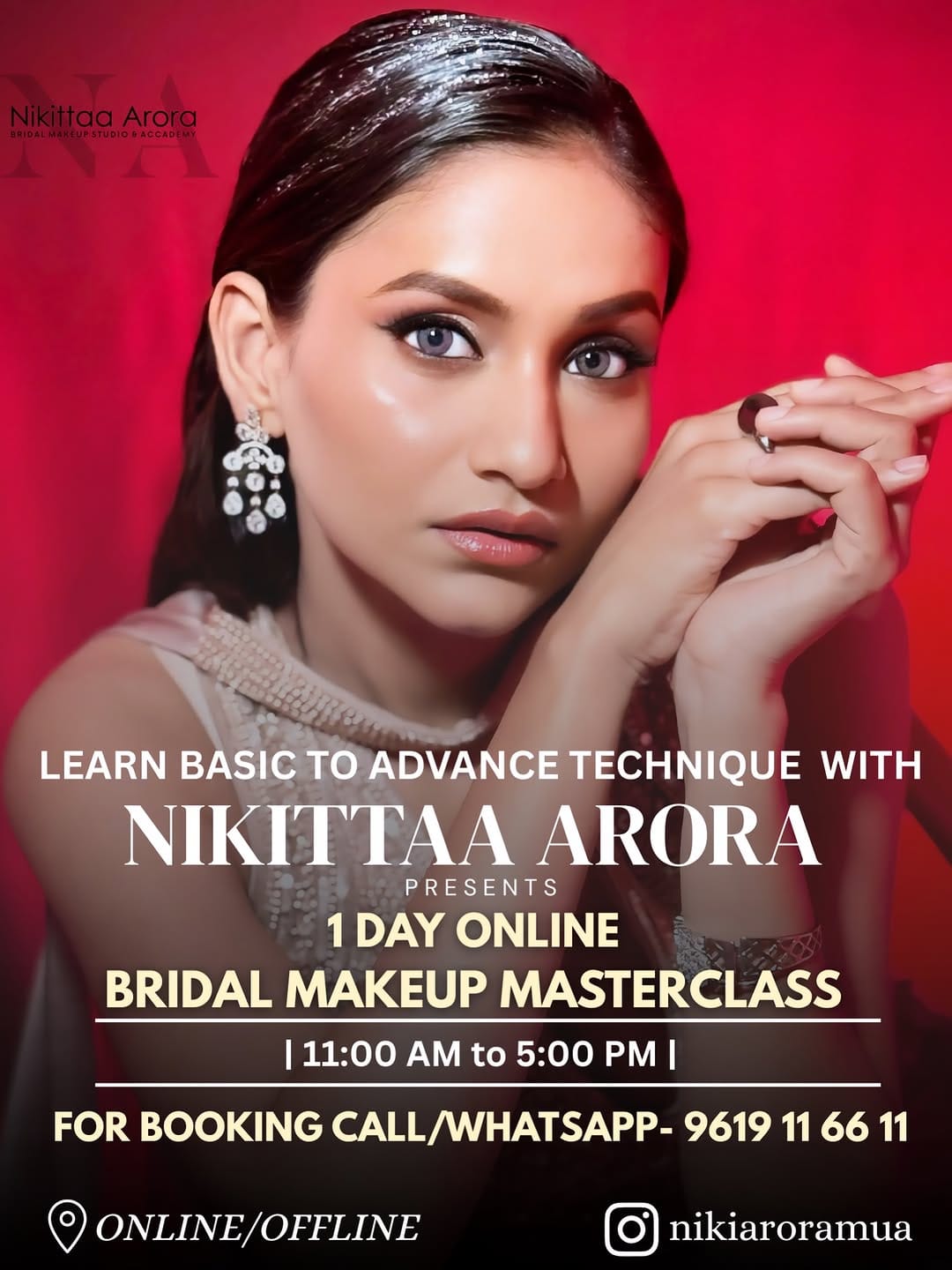 Post 6 by Niki Arora | Luxury Mumbai Bridal Makeup Artist on Instagram (image)