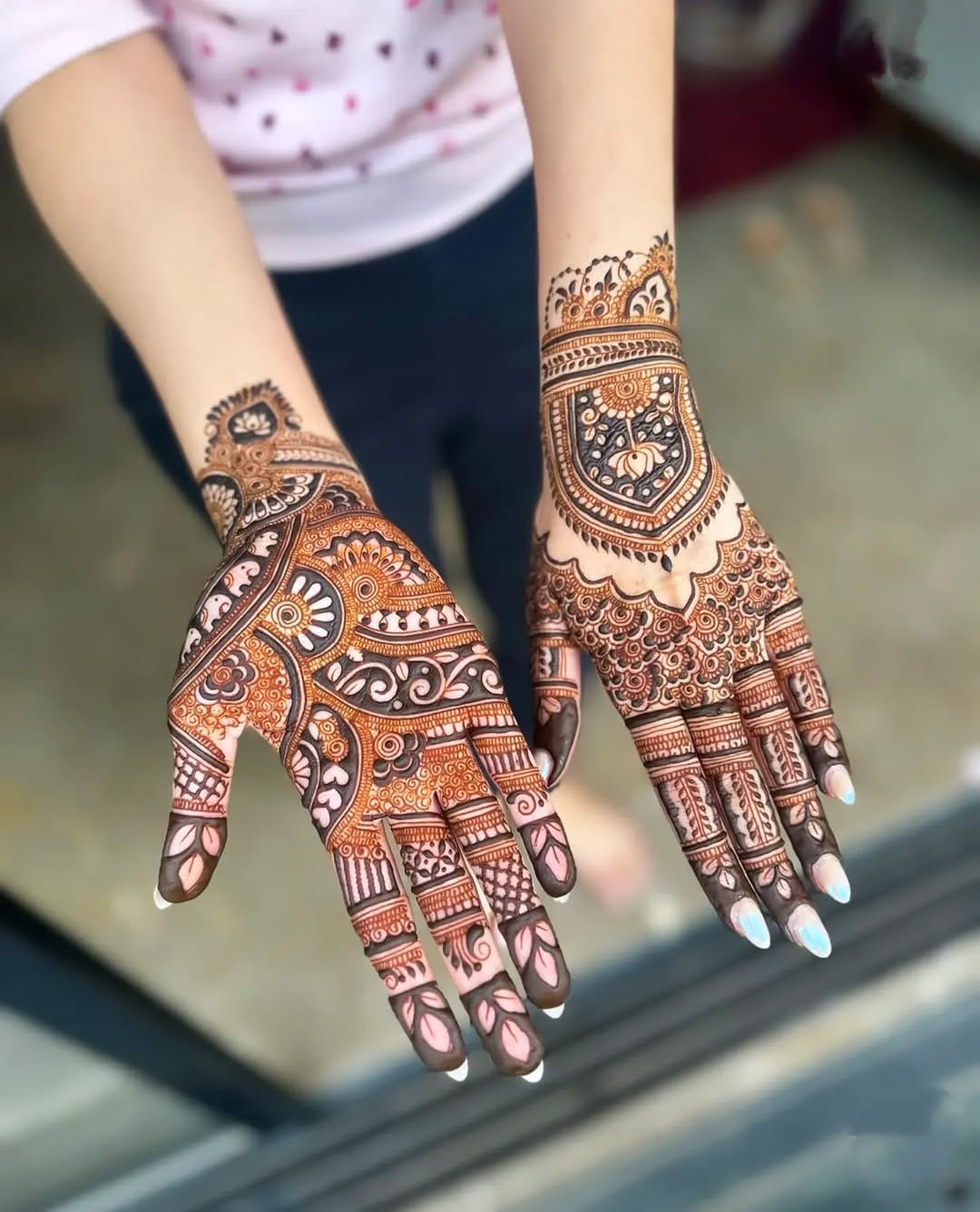 Post 1 by Neha Mehendi Designer | Udaipur 🧿 on Instagram (carousel)