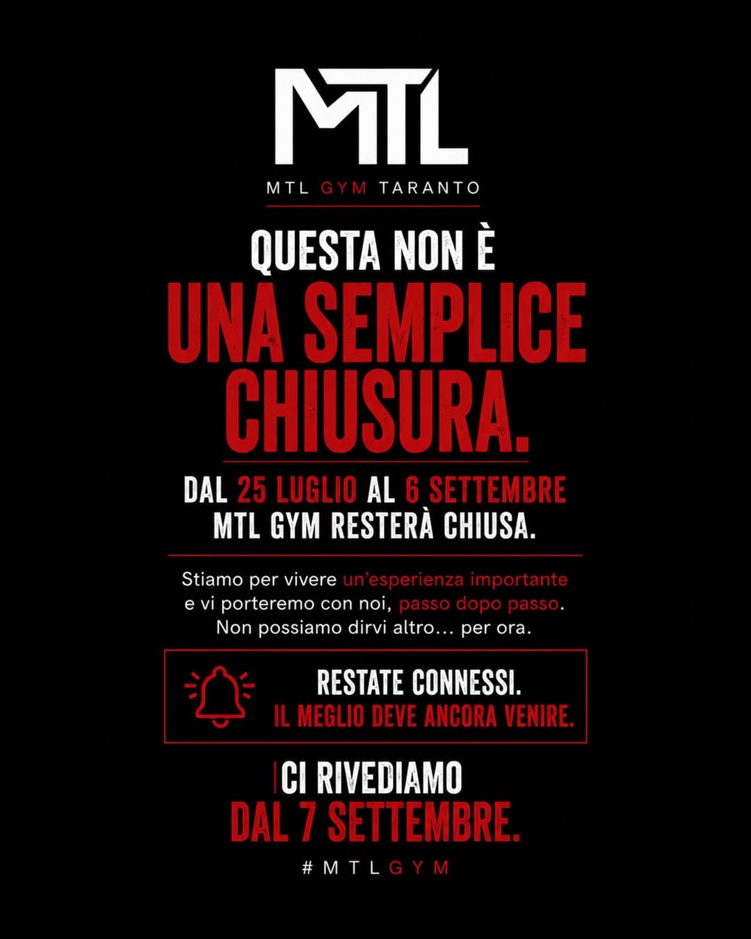 Post 1 by NEW MTL GYM on Instagram (image)