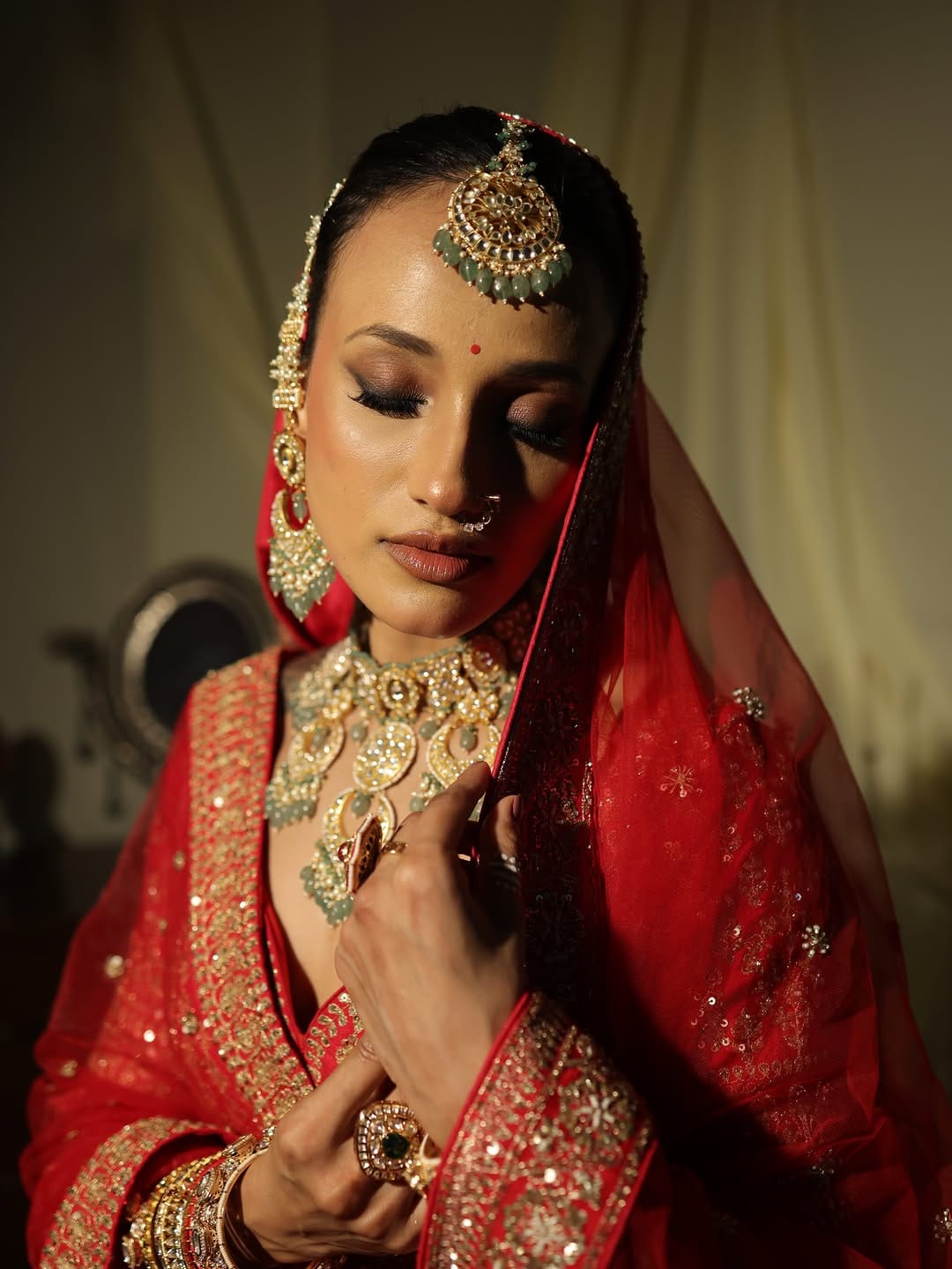 Post 3 by Grishma Solanki |  Make Up & Hair Team on Instagram (carousel)