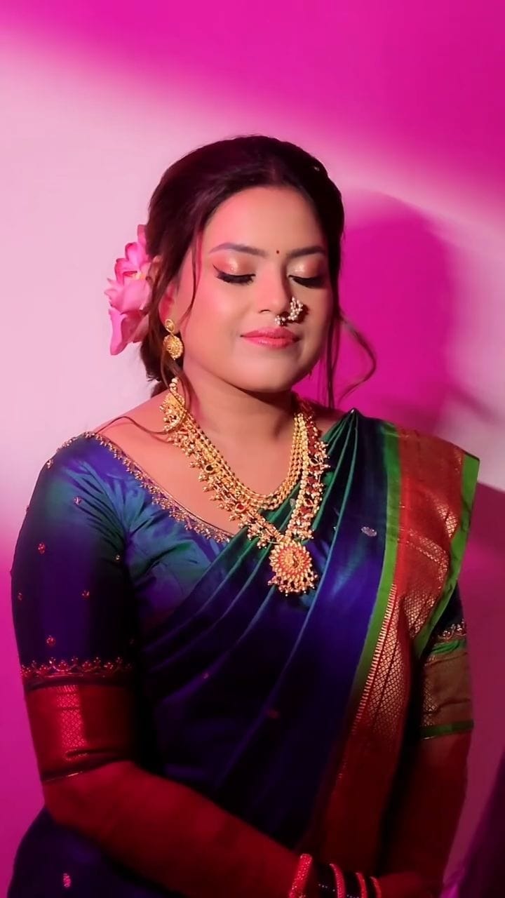 Post 6 by Suvarna Purandare | Luxury Bridal Makeup Artist Mumbai on Instagram (video)
