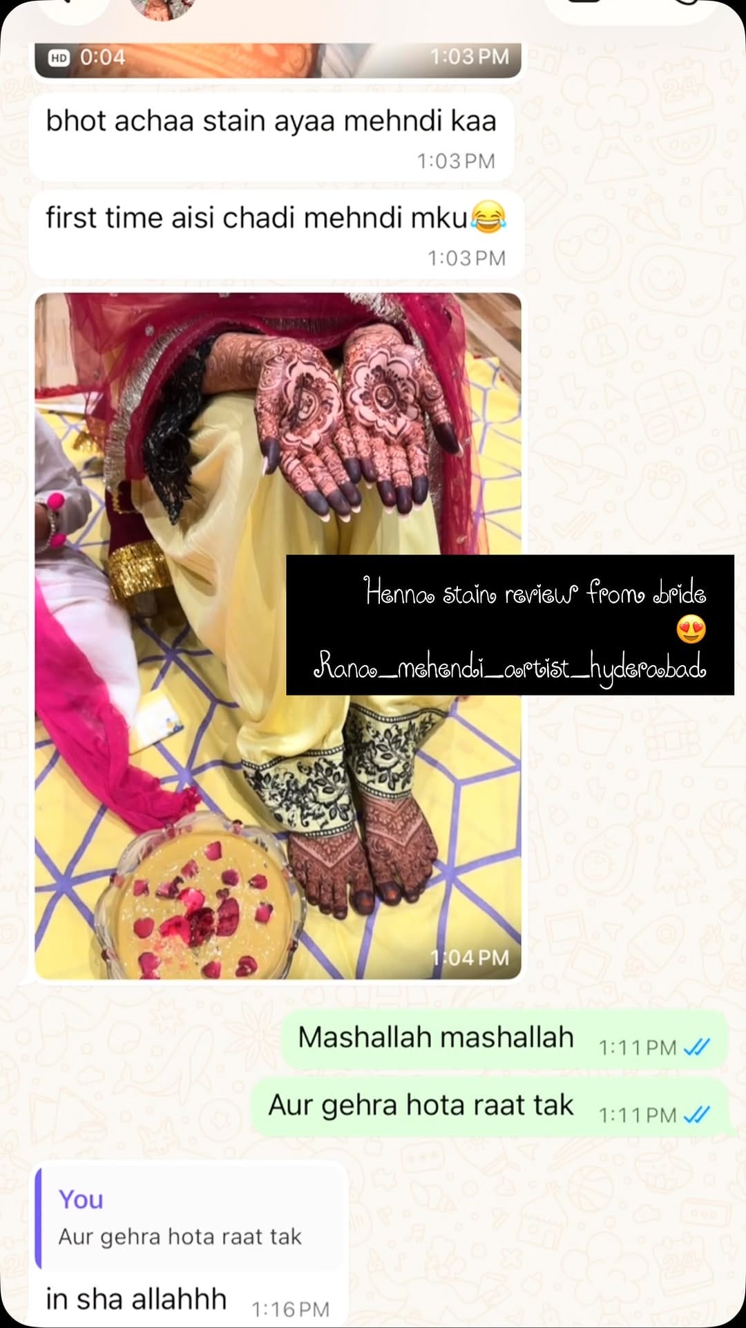 Post 2 by Rana fatima on Instagram (video)