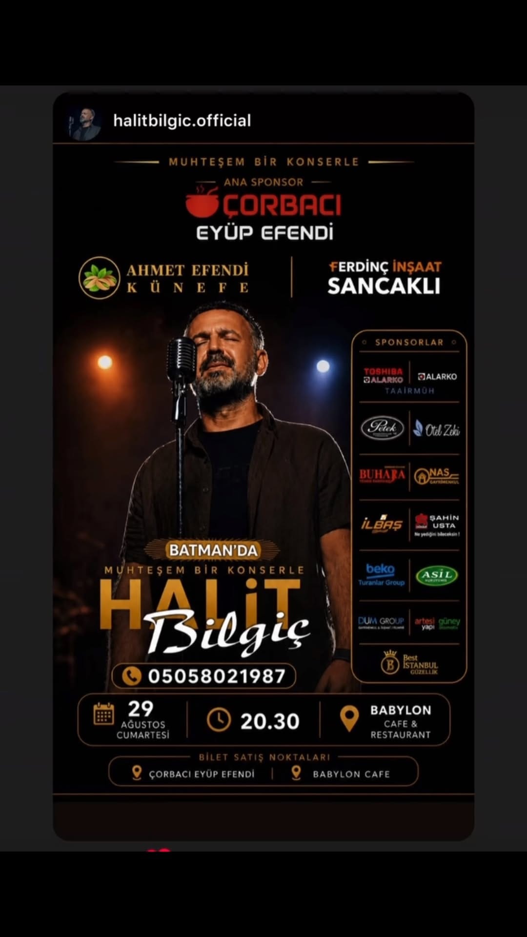 Post 2 by Ahmet Çoban on Instagram (video)