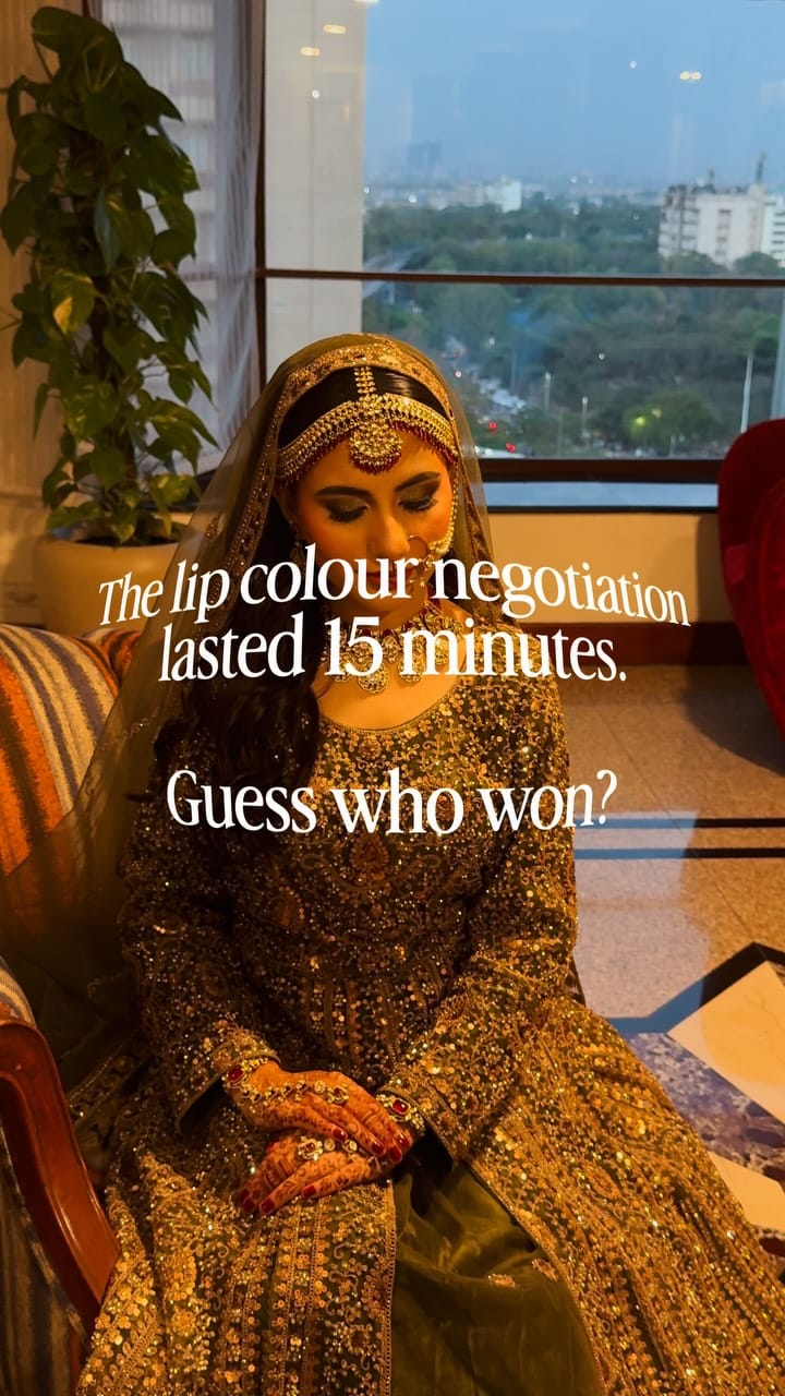 Post 1 by Rridhi R Mhna | Bridal Makeup artist on Instagram (video)