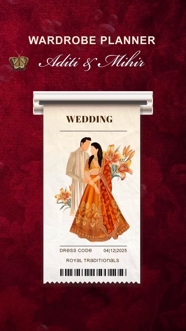 Post 10 by PixelsByPrachi | Wedding Invites on Instagram (video)