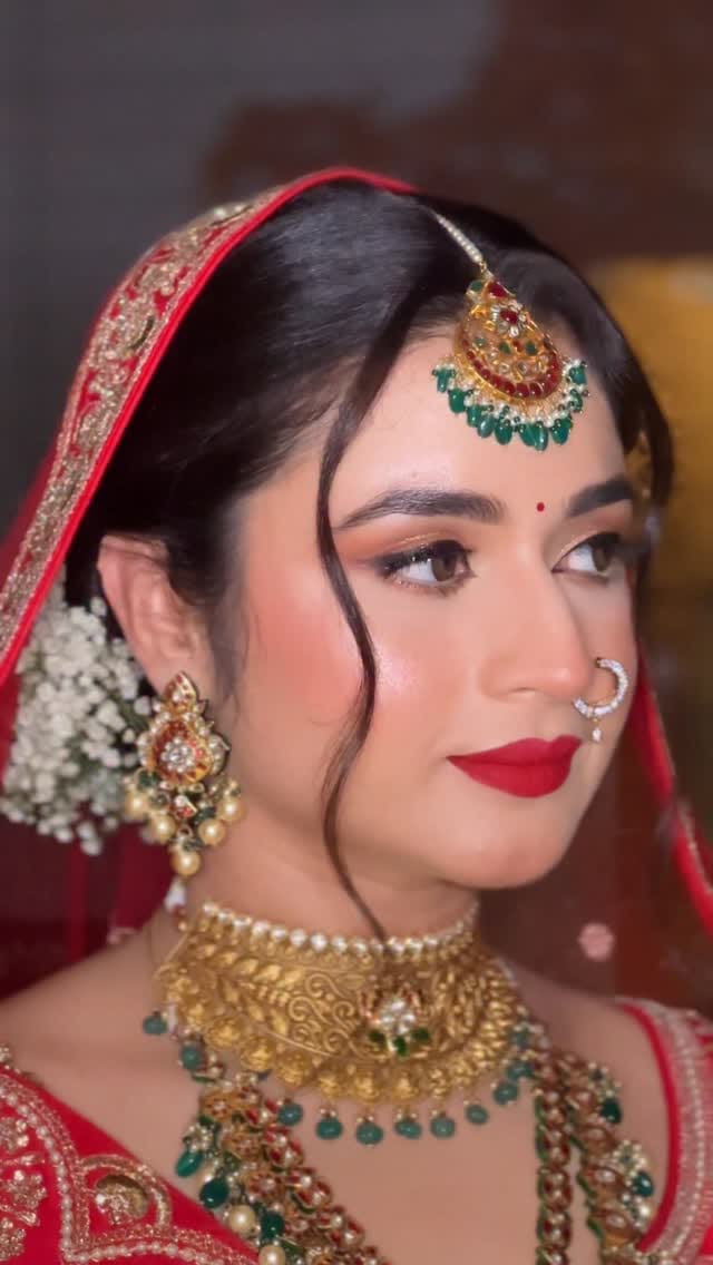 Post 8 by Heritage Bridess by Nancy bhatia I Saharanpur Makeup Artist on Instagram (video)