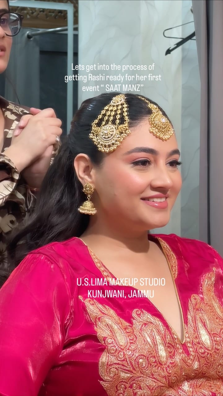 Post 4 by Jammu Makeup Artist on Instagram (video)